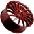 Revolution Racing R15 20x8 5x4.5" +40mm Red/Machined Wheel Rim 20" Inch RR15-20851143+40CRM