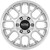 KMC KM730 Hatchet 17x8.5 6x5.5" +25mm Silver Wheel Rim 17" Inch KM730SD17856825