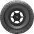 255/70R16 Falken Wildpeak A/T4W 115T XL Black Wall Tire 28844657