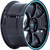 Rotiform RC208 BPU 19x10.5 5x4.5" +40mm Black/Teal Wheel Rim 19" Inch RC208BL19051240