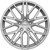Ravetti M16 20x9 5x4.5" +38mm Brushed Wheel Rim 20" Inch RAV-M16-2965SBR