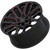 Massiv Off-Road OR5 17x9 6x135/6x5.5" -12mm Black/Red Wheel Rim 17" Inch MAS-OR5-7930-N12BWR