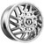 Set of 4-17" Inch TIS 544C Dually 8x210 Chrome Wheels Rims 544C-76599S-4
