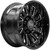 Thret Off-Road 902 Omega 20x10 8x180 -21mm Black/Milled Wheel Rim 20" Inch 902AD-2010X-21
