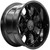 Thret Off-Road 806 Viper 20x10 8x170 -21mm Gloss Black Wheel Rim 20" Inch 806A-2010W-21