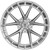 TIS 504S 20x8.5 5x120 +35mm Silver Wheel Rim 20" Inch 504S-2851235