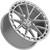 TIS 504S 18x8 5x4.5" +35mm Silver Wheel Rim 18" Inch 504S-8806535