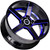 Strada S35 Perfetto 20x8.5 5x4.5" +35mm Black/Blue Wheel Rim 20" Inch S35051435GBMLBLS