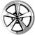 Ridler 652 17x7 5x4.5" +0mm Black/Machined Wheel Rim 17" Inch 652-7765GBD