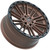 Vortek VRT-604 20x9.5 5x5"/5x5.5" -18mm Bronze Wheel Rim 20" Inch 604209543-18MZBR