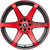 Spec-1 SPT-32 17x8 5x4.5"/5x120 +42mm Black/Red Wheel Rim 17" Inch SPT-321783842BMR