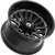 Gear 764BM Leverage 20x9 5x5"/5x5.5" +0mm Black/Milled Wheel Rim 20" Inch 764BM-2090900