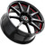 Spec-1 SP-67 17x7 5x100/5x4.5" +42mm Black/Red Wheel Rim 17" Inch SP-671772342GBRL