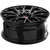 Spec-1 SP-59 17x7.5 4x100/4x4.5" +42mm Black/Machined Wheel Rim 17" Inch SP-591775942BMU