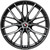 Spec-1 SP-61 17x8 5x100/5x4.5" +42mm Black/Machined Wheel Rim 17" Inch SP-611782342BM