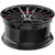 Spec-1 SP-69 17x7.5 5x100/5x4.5" +42mm Black/Red Undercut Wheel Rim 17" Inch SP-6917752342GBRU