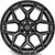 4Play Gen3 4P06 22x10 5x5"/5x5.5" -18mm Black/Tint Wheel Rim 22" Inch 4P06-22100-5D55-18BBT
