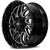 HardRock H707 Destroyer 20x10 8x6.5" -19mm Black/Milled Wheel Rim 20" Inch H707-201081119GBM