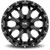 HardRock H711 Devastator 20x12 5x5.5"/5x150 -51 Black/Milled Wheel Rim 20" Inch H711-201297151GBM