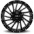 HardRock H708 Overdrive 20x12 5x5"/5x5.5" -51mm Black/Milled Wheel Rim 20" Inch H708-201252151GBM