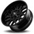 HardRock H709 Commander 20x10 5x5.5"/5x150 -19mm Gloss Black Wheel Rim 20" Inch H709-201097119GB