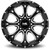 HardRock H505 BloodShot Xposed 22x12 6x135 -51mm Black/Milled Wheel Rim 22" Inch H505-221236151BM