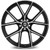 Curva Flow Forged CFF70 20x10 5x4.5" +40mm Black/Machined Wheel Rim 20" Inch CFF70-20101144073BMF