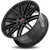 Curva C48 22x10.5 5x120 +40mm Gloss Black Wheel Rim 22" Inch C48-221051204072BLK