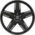 Massiv 926 Classico 24x9 6x5.5" +25mm Gloss Black Wheel Rim 24" Inch MAS926-24985B