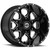 Scorpion SC-10 17x9 5x4.5"/5x5" +12mm Black/Milled Wheel Rim 17" Inch SC10-1791051143127+12ML