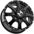 Hostile H403 Kodiak Dually Front 20x8.25 8x6.5" Satin Black Wheel Rim 20" Inch H403-20828165+123BB
