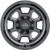 Vision UTV 415 Bomb 12x8 4x136 -10.2mm Matte Black Wheel Rim 12" Inch 415-128136MB4