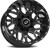 Vision 404 Brawl 22x14 8x6.5" -76mm Black/Milled Wheel Rim 22" Inch 404-22481GBMS-76