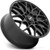 (Set of 4) Staggered-Rotiform R190 20" 5x112 35mm Matte Black Wheels Rims R1902090F8+35-R1902005F8+40