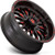 Fuel UTV D822 Arc 18x7 4x137 +13mm Black/Red Wheel Rim 18" Inch D8221870A644