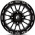 Fuel UTV D821 Arc 20x7 4x137 +13mm Black/Milled Wheel Rim 20" Inch D8212070A644