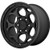 KMC KM541 Dirty Harry 17x8.5 6x5.5" +0mm Textured Black Wheel Rim 17" Inch KM54178568700