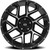 Vision 360 Sliver 22x12 5x5.5" -51mm Black/Machined Wheel Rim 22" Inch 360-22285GBMF-51