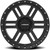 Vision 354 Manx 2 17x9 5x5" -12mm Satin Black Wheel Rim 17" Inch 354-7973SB-12
