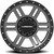 Vision 354 Manx 2 18x9 8x6.5" -12mm Gunmetal Wheel Rim 18" Inch 354-8981SGBL-12