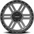 Vision 354 Manx 2 17x9 5x5" +12mm Gunmetal Wheel Rim 17" Inch 354-7973SGBL12