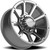 Vision 353 Turbine 17x8.5 8x170 +18mm Gunmetal Wheel Rim 17" Inch 353-7870GMMF18