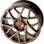 KMC KM708 Bully 17x8 5x4.5" +38mm Bronze Wheel Rim 17" Inch KM70878012638