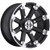 Vision UTV 393 Lockout 14x8 4x115 -10.2mm Black/Machined Wheel Rim 14" Inch 393-148115MBML4
