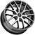 Touren TR60 17x7.5 4x100/4x4.5" +42mm Black/Machined Wheel Rim 17" Inch 3260-7701B