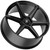 Fittipaldi FS373B 22x9.5 6x5.5" +25mm Gloss Black Wheel Rim 22" Inch FS373-22956139P25B