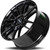 DRW D22 17x7.5 4x108/4x4.5" +38mm Gloss Black Wheel Rim 17" Inch D22-17758H1083873B