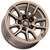 Icon Alloys Vector 5 17x8.5 5x5" -6mm Bronze Wheel Rim 17" Inch 2617857345BR