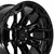 Defiant DF03 18x9 6x5.5" -12mm Gloss Black Wheel Rim 18" Inch DF03-18090-6550-12B