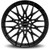 DRW D21 17x7.5 4x100/4x4.5" +38mm Gloss Black Wheel Rim 17" Inch D21-17758H3873BLK